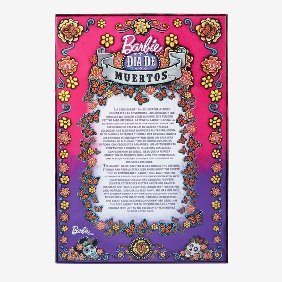 NRFB Mattel, Barbie Signature 2023 Día De Muertos Barbie Doll Collectible, NIB - Picture 7 of 14